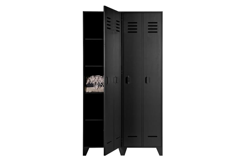 Stijn garderobeskab Sort [fsc] - Opbevaring - Skab - Skabe - Omklædningsskabe